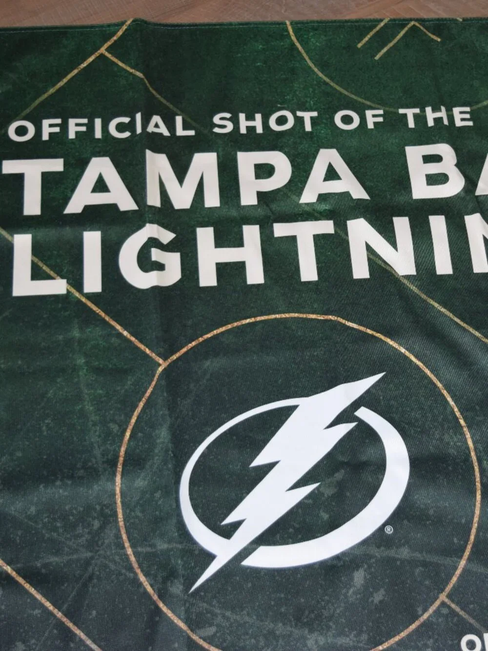 Jagermeister Official Shot of the NHL Banner Flag Tampa Bay Lightning Hockey